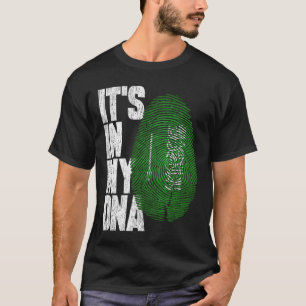 Camiseta Está en mi ADN Shirt saudita regalo orgulloso
