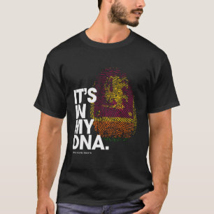Camiseta Está En Mi Adn Sri Lanka Bandera Raíces De Sri Lan
