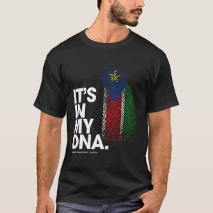 Camiseta Está En Mi Adn Sudán Del Sur Camisas De La Bandera