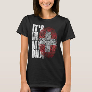 Camiseta Está En Mi Adn Swiss Orgulloso Red Suisse Suiza F