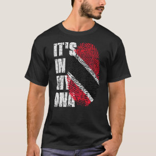 Camiseta Está en mi ADN Trinidad y Tobago Bandera de Trinid
