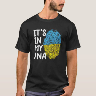 Camiseta Está en mi ADN Ucrania Tee Bandera ucraniana