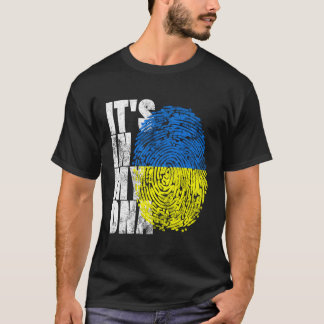 Camiseta Está En Mi Adn Ucraniano Vyshyvanka Kozak Ucrania