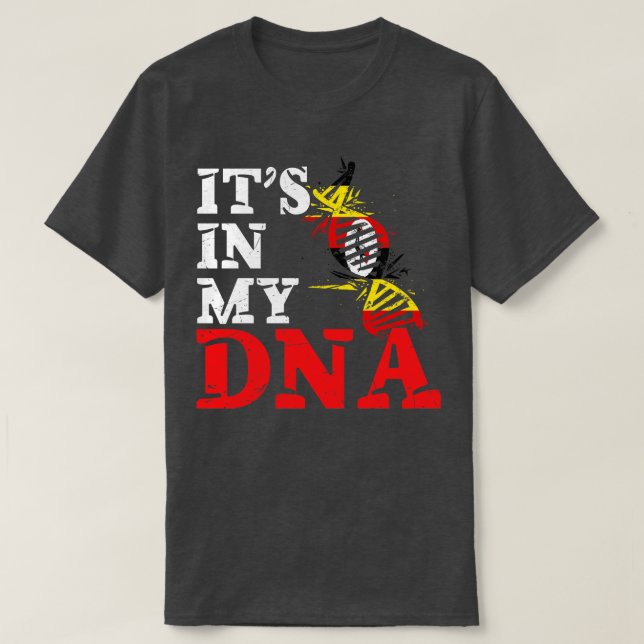 Camiseta Está en mi ADN Uganda (Diseño del anverso)
