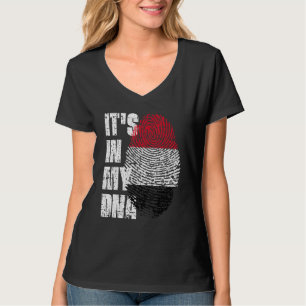 Camiseta Está En Mi Adn Yemen Bandera Yemení