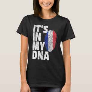Camiseta Está en mi baile, recuerdo de la bandera francesa