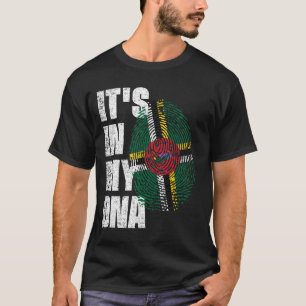 Camiseta ESTÁ EN MI BANDEJA DE ADN Dominica