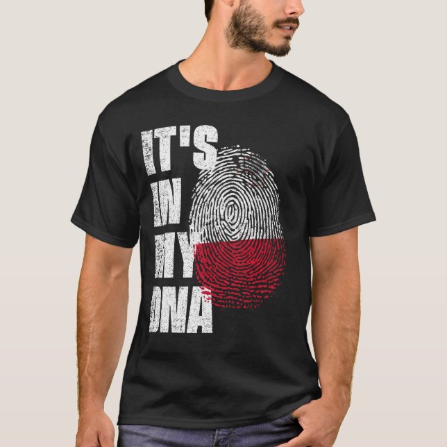 Camiseta ESTÁ EN MI BANDEJA DE ADN Malta (Anverso)