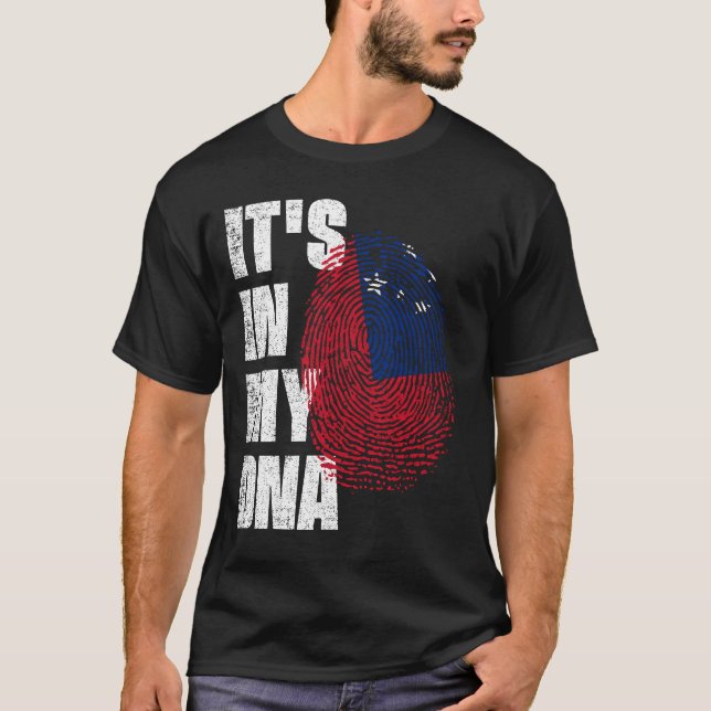 Camiseta ESTÁ EN MI BANDEJA DE ADN Samoa (Anverso)