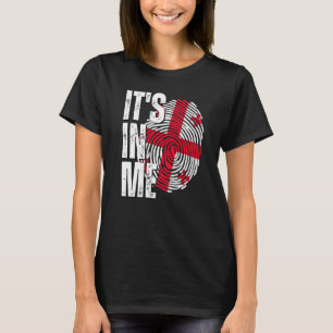 Camiseta Está en mí bandera de Georgia huella digital herit