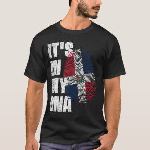 Camiseta ESTÁ EN MI bandera de la república dominicana de A