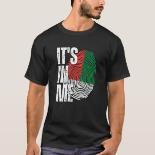 Camiseta Está en mí, bandera de Madagascar, huellas digital