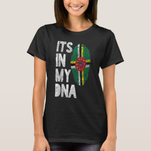 Camiseta Está En Mi Bandera Dna Dominica Huella De Dedos