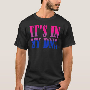 Camiseta Está En Mi Bisexualidad De Adn Orgullosa Lgbt Band