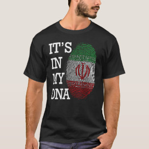 Camiseta Está en mi cita de ADN marca de la huella digital 