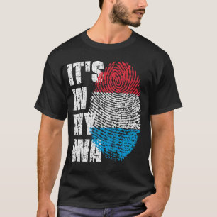 Camiseta ESTÁ EN MI DINERO DE Chica de niños con bandera de