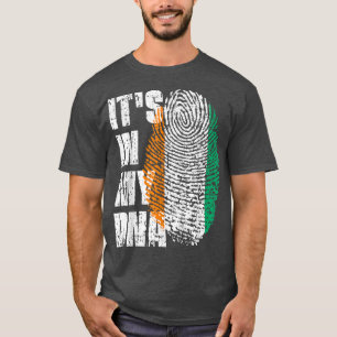 Camiseta Está en mi Dna Bandera de Costa de Marfil Costa de