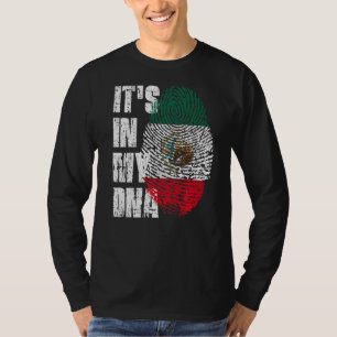 Camiseta Está en mi Dna Bandera de México