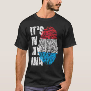 Camiseta Está En Mi Dna Bandera Luxemburgo Luxemburgo Luxem