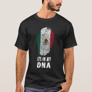 Camiseta Está En Mi Dna Bandera Mexicana