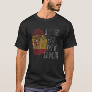 Camiseta ESTÁ EN MI DNA Espana España National Pride Spa