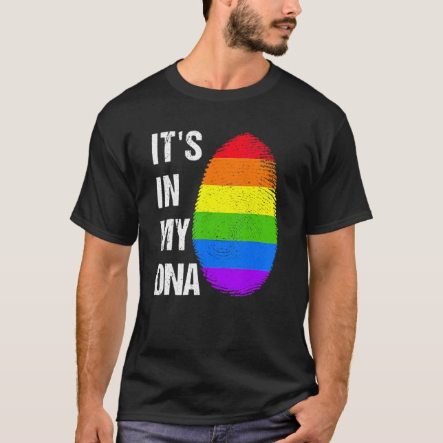 Camiseta Está En Mi Dna Lgbt Human Rights Prige Equality Lg (Anverso)