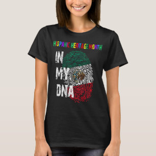Camiseta está en mi dna National Hispanic Heritage Month me
