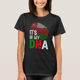 Camiseta Está en mi Dna Oman Flag Fingerprint Patriótico