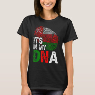 Camiseta Está en mi Dna Oman Flag Fingerprint Patriótico