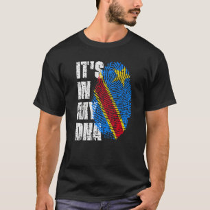 Camiseta Está en mi Dna República Democrática del Congo Fl