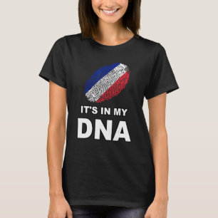 Camiseta Está en mi huella dactilar Francia País francés F