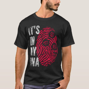 Camiseta ESTÁ EN MI huella digital de bolas de ADN