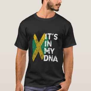 Camiseta Está En Mi Orgullo De La Bandera De Jamaica De Adn