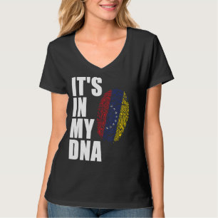 Camiseta Está en mi papá, mujer del orgullo de bandera de V