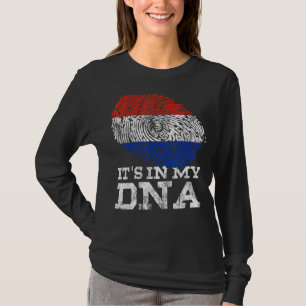 Camiseta Está en mi paraíso vinícola con bandera paraguaya