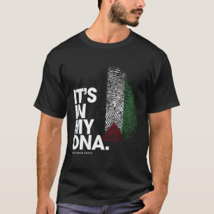 Camiseta Está En Mi Raíces Palestina De La Bandera De Adn