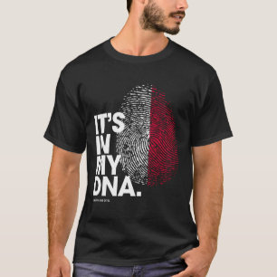 Camiseta Está En Mi Raíces Polacas De La Bandera De Polonia