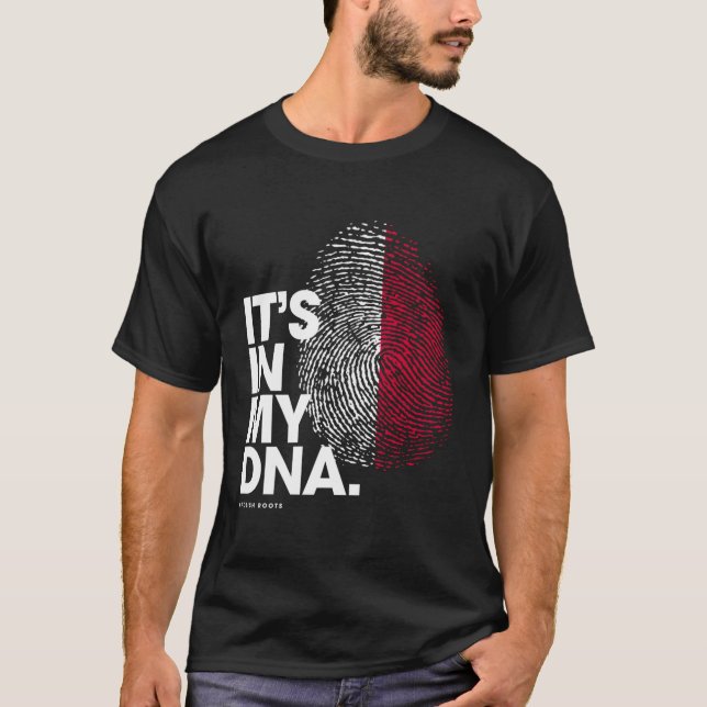 Camiseta Está En Mi Raíces Polacas De La Bandera De Polonia (Anverso)