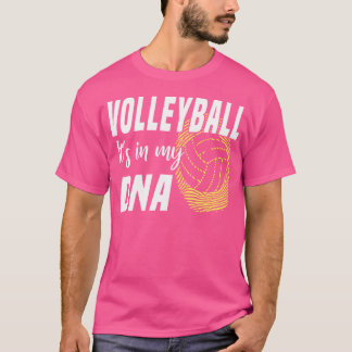 Camiseta Está En Mi Voley De Entrenador De Voleibol De Adn