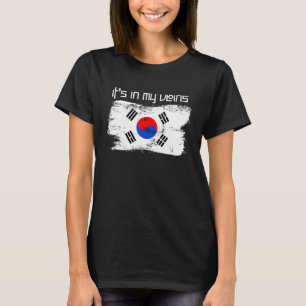 Camiseta está En Mis Venas Patrimonio Patriótico Bandera de