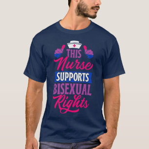 Camiseta Esta enfermera apoya a enfermeras con derechos bis