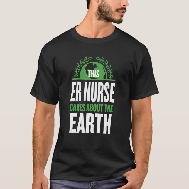 Camiseta Esta Enfermera De Er Se Preocupa Por Las Enfermera (Anverso)