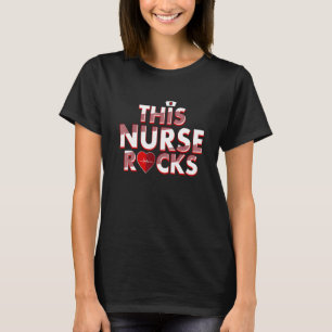 Camiseta Esta enfermera Rocks celebra a enfermeras el día d