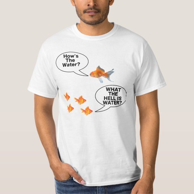 Camiseta Ésta es agua (Anverso)