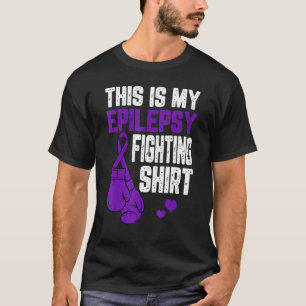 Camiseta Esta Es Epilepsia Luchando Contra Los Guantes De B