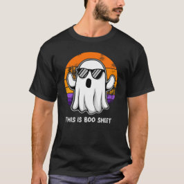 Camiseta Esta Es Hoja Boo Fantasma Genial