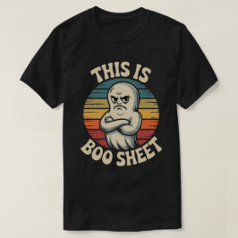 Camiseta Esta Es Hoja de Boo | Divertido Fantasma Retro de