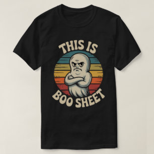 Camiseta Esta Es Hoja de Boo Divertido Fantasma Retro de