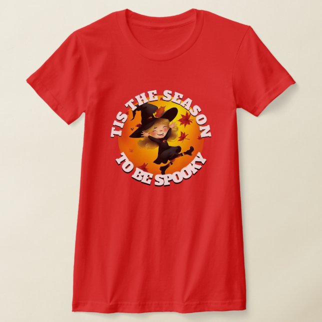 Camiseta Esta es la bruja feliz de la temporada (Distribución)