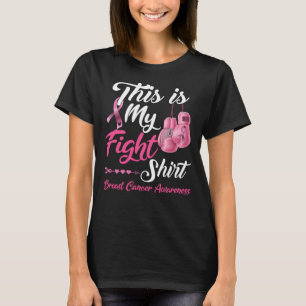 Camiseta Esta es la creencia de mi luchadora contra el cánc